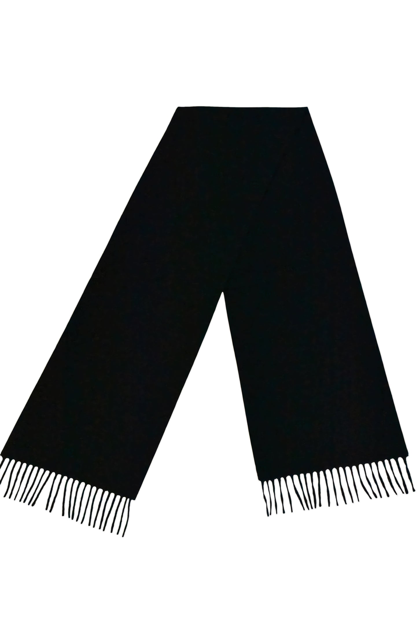 Black Merino Scarf