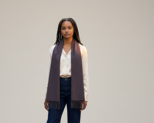 Lavender Merino Scarf