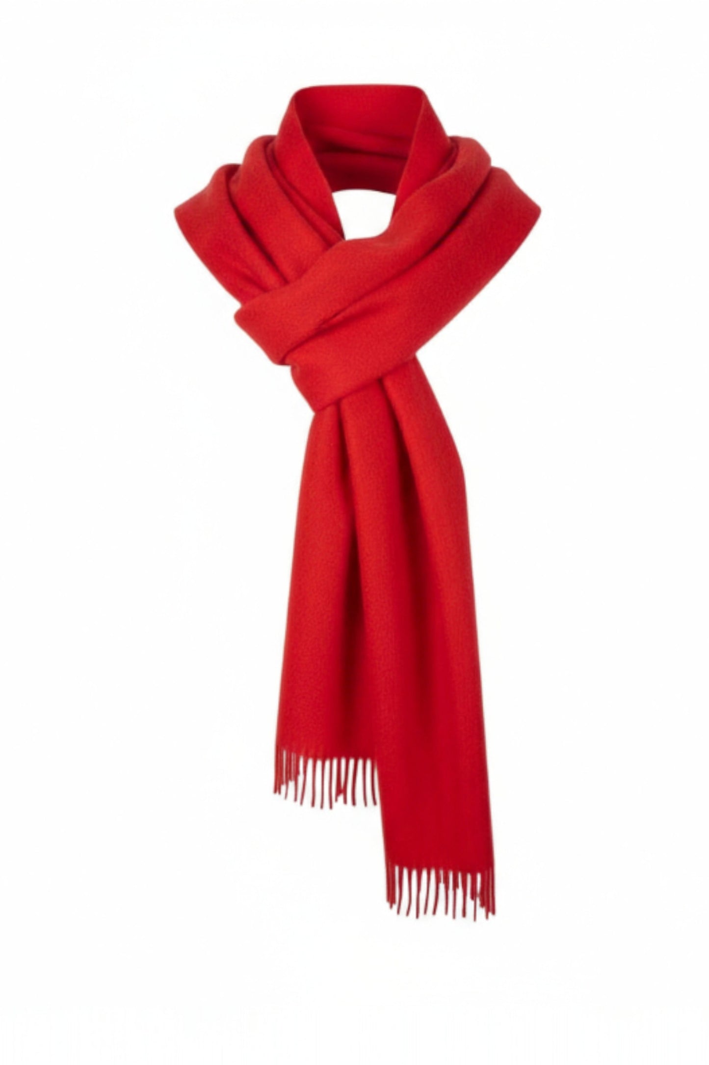 Red Cashmere Scarf