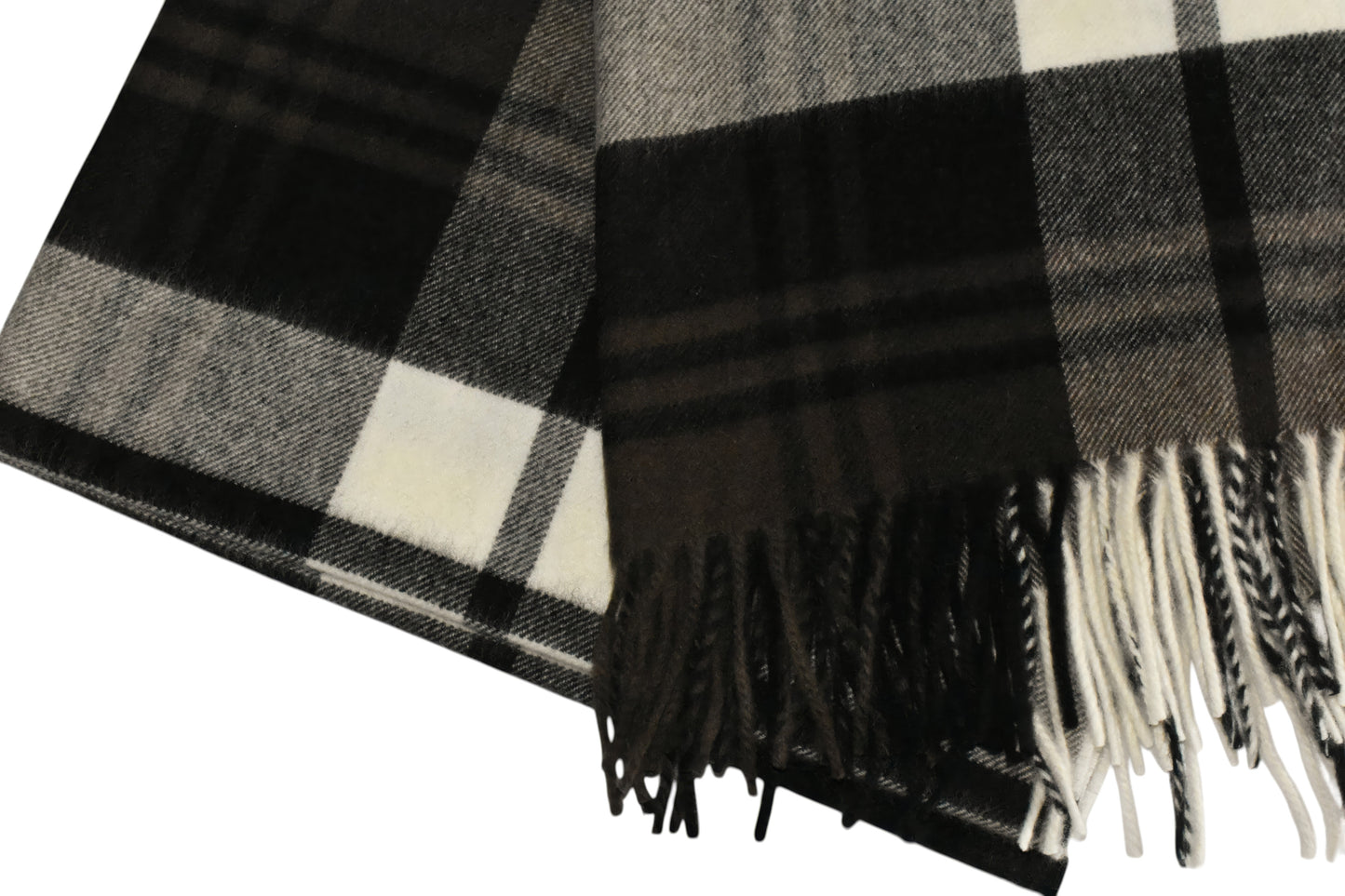 Classic Black, Brown & Froth Stole