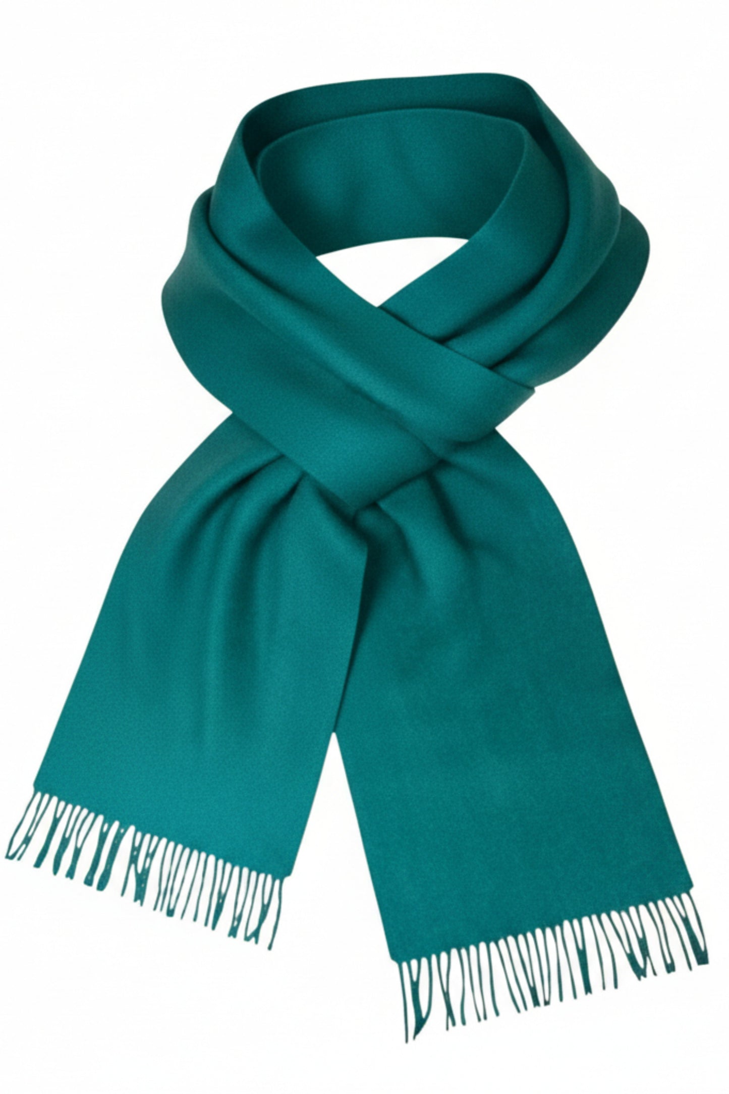 Teal Lambswool Scarf