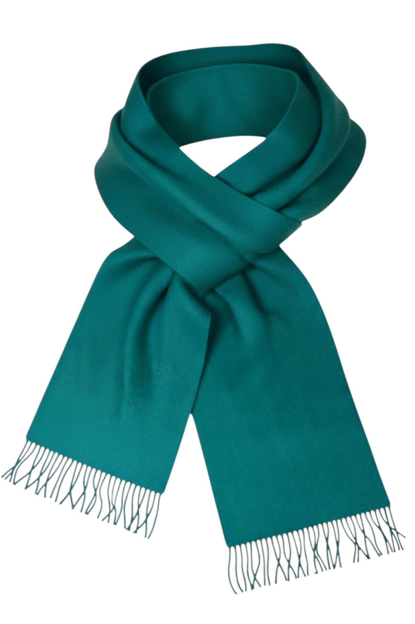 Teal Lambswool Scarf
