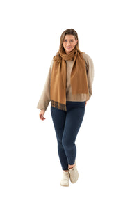 Camel Cashmere Scarf