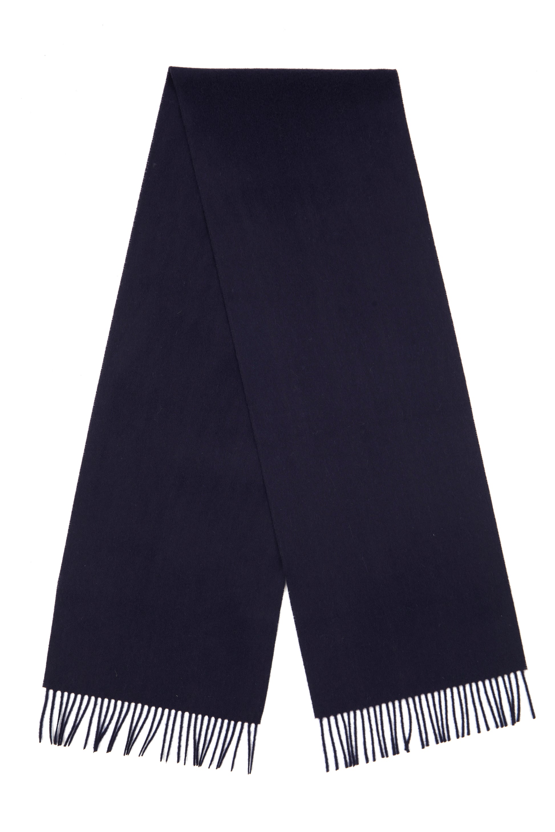 Navy Blue Cashmere Scarf - The Yorkshire Scarf Company