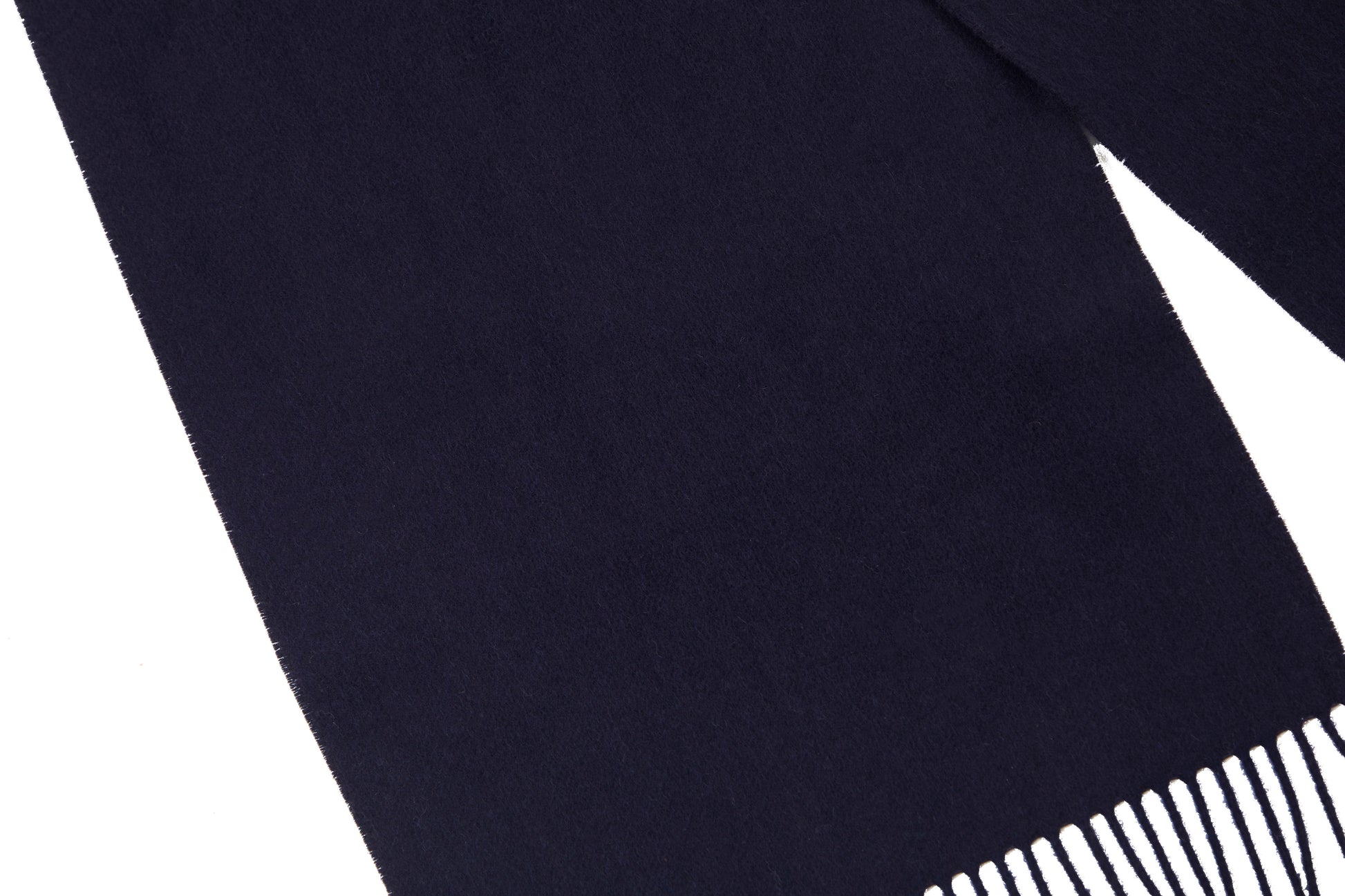 Navy Blue Cashmere Scarf - The Yorkshire Scarf Company