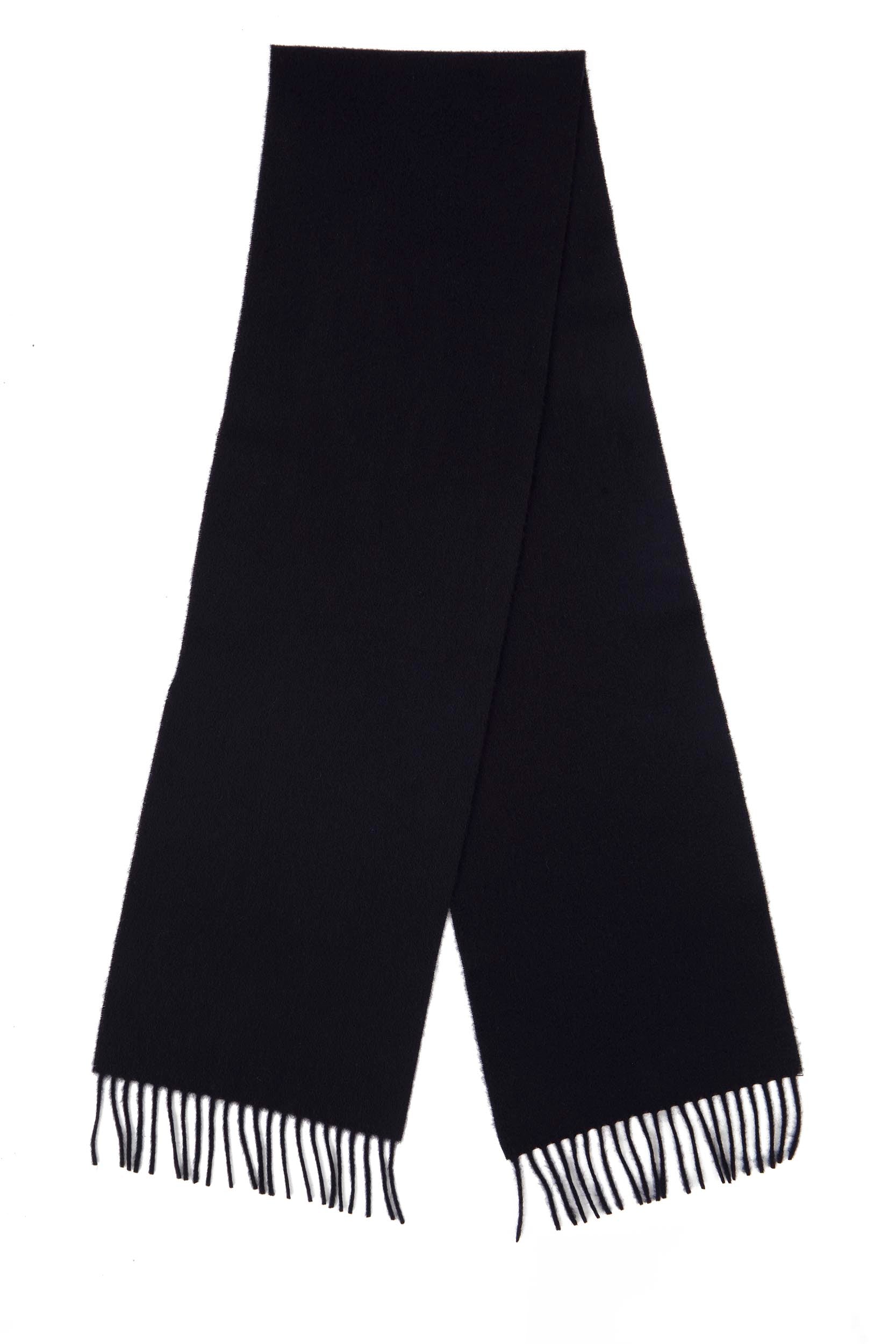 Navy Blue Lambswool Scarf - The Yorkshire Scarf Company