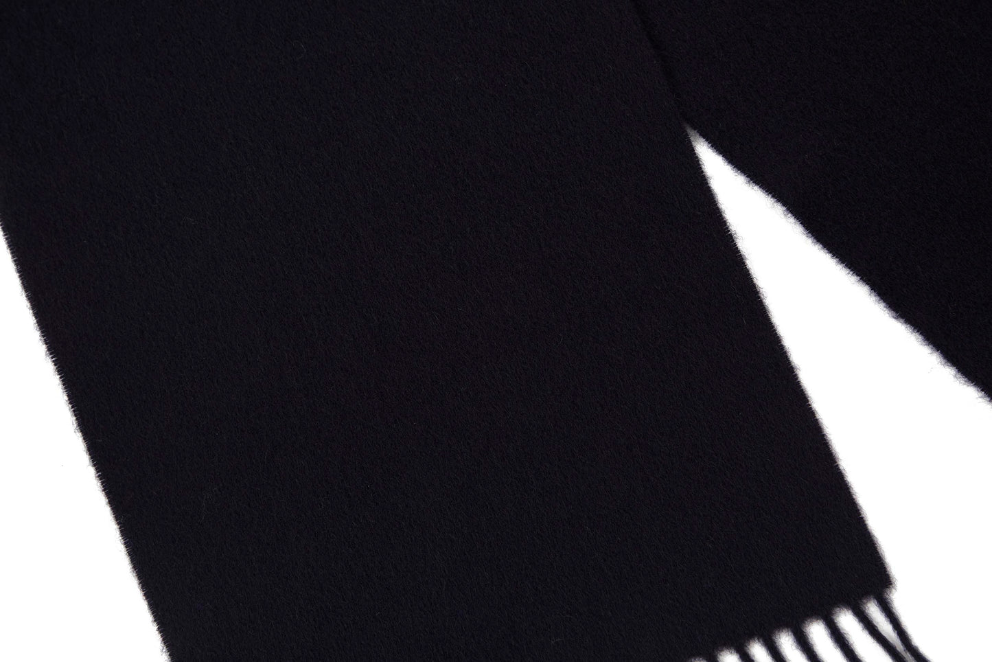 Navy Blue Lambswool Scarf - The Yorkshire Scarf Company