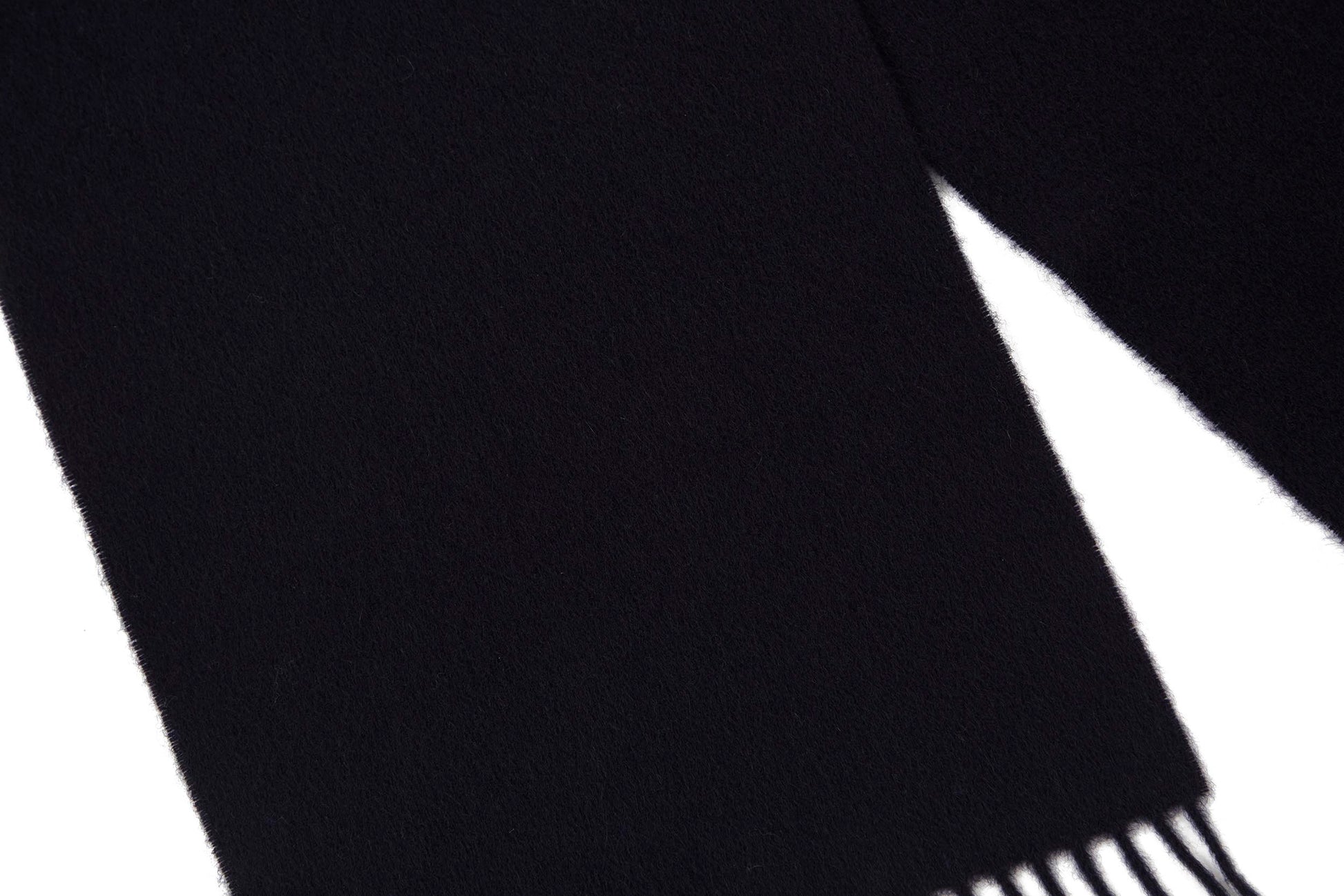 Navy Blue Lambswool Scarf - The Yorkshire Scarf Company